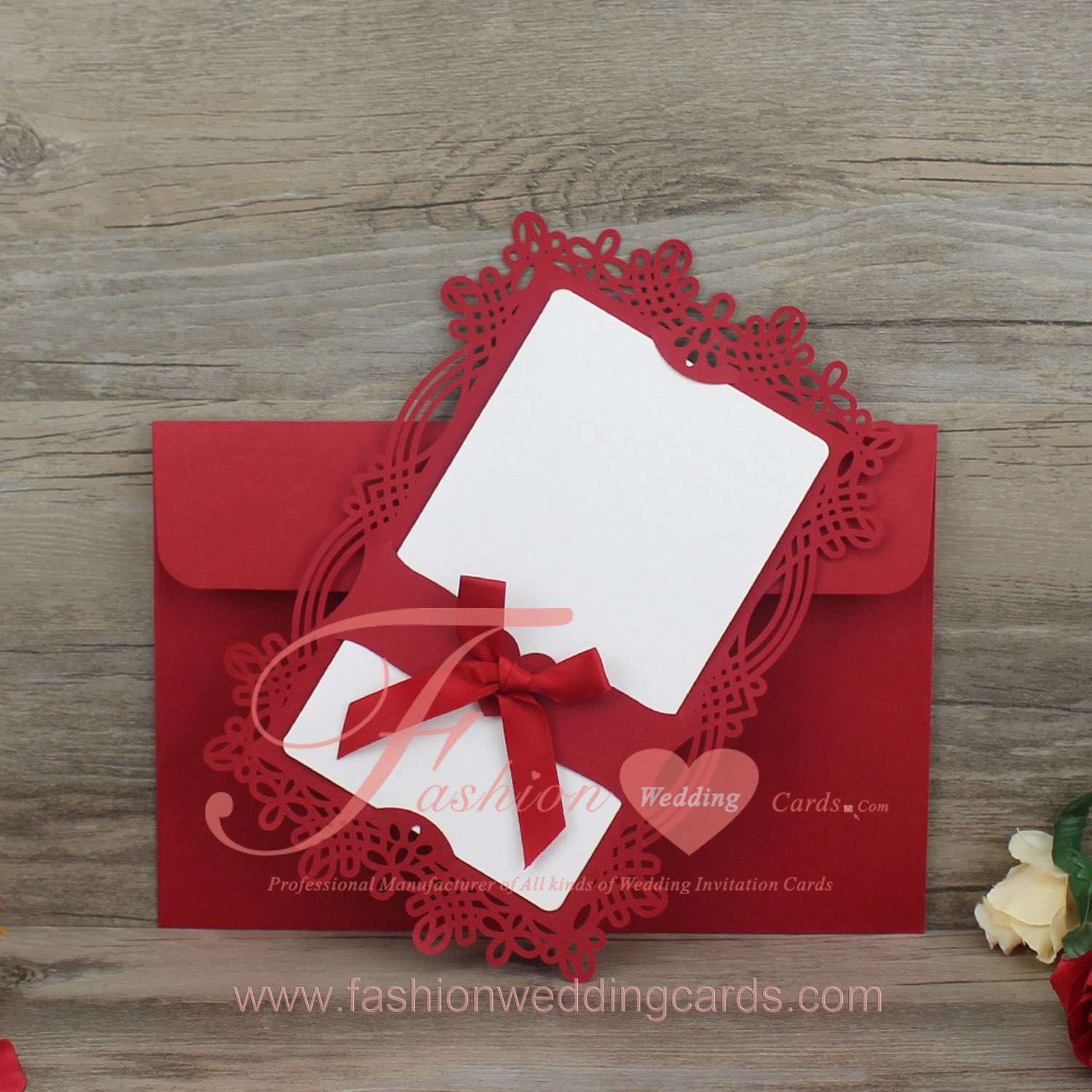 Personalised Laser Cut Wedding Invitations DIY